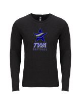 Texas Wind Athletics Softball 1 - Tri-Blend Long Sleeve