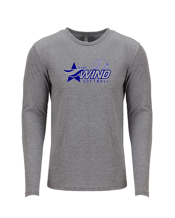 Texas Wind Athletics Softball 2 - Tri-Blend Long Sleeve