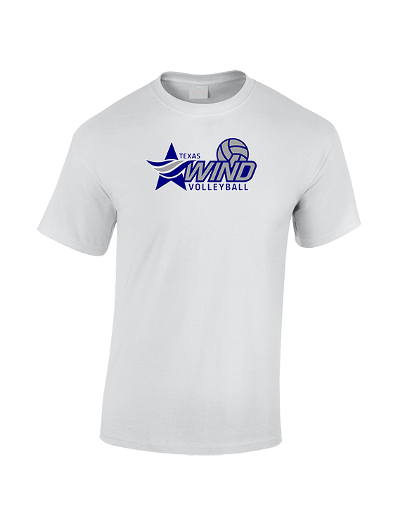 Texas Wind Athletics Volleyball Logo 01 - Cotton T-Shirt