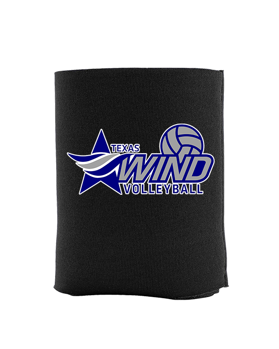 Texas Wind Athletics Volleyball Logo 01 - Koozie