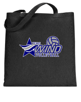 Texas Wind Athletics Volleyball Logo 01 - Tote