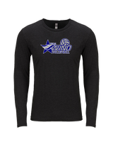 Texas Wind Athletics Volleyball Logo 01 - Tri-Blend Long Sleeve