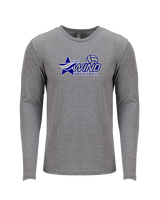 Texas Wind Athletics Volleyball Logo 01 - Tri-Blend Long Sleeve