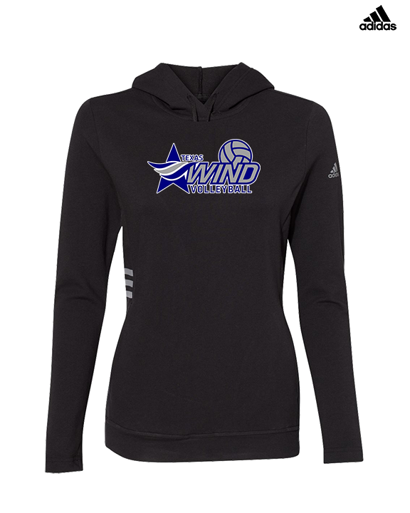 Texas Wind Athletics Volleyball Logo 01 - Womens Adidas Hoodie