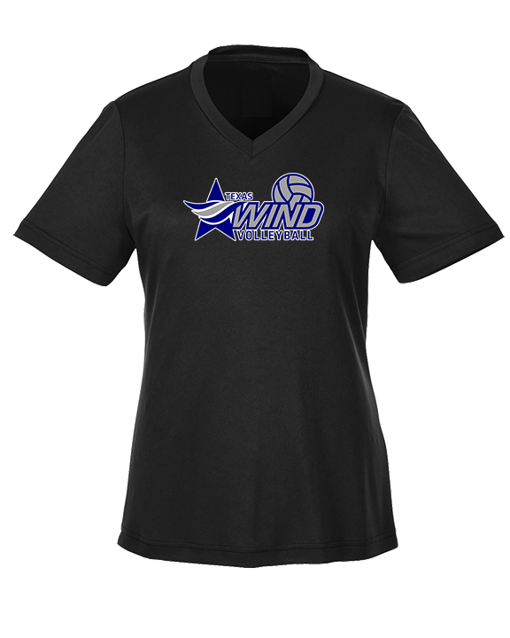 Texas Wind Athletics Volleyball Logo 01 - Womens Performance Shirt