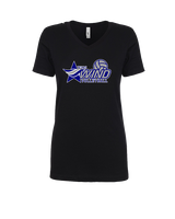 Texas Wind Athletics Volleyball Logo 01 - Womens V-Neck