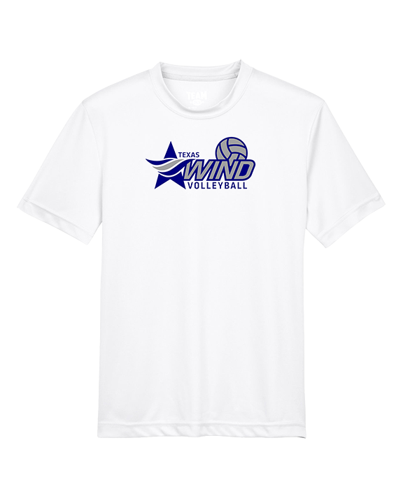 Texas Wind Athletics Volleyball Logo 01 - Youth Performance Shirt