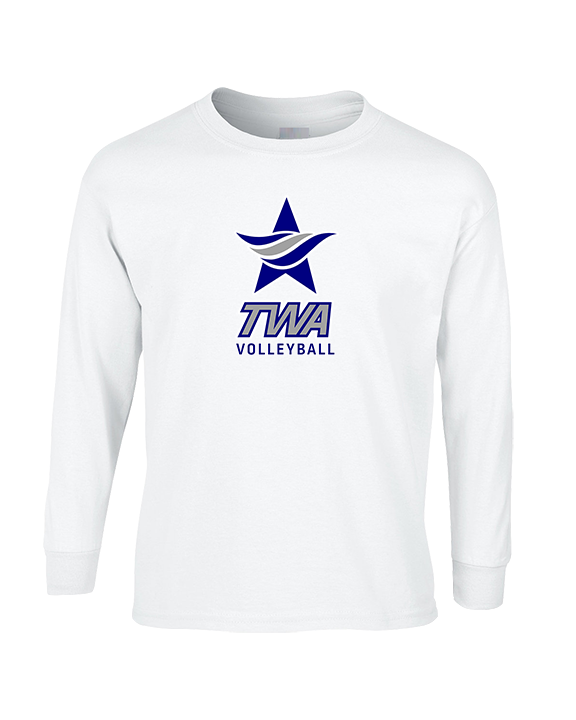 Texas Wind Athletics Volleyball Logo 02 - Cotton Longsleeve