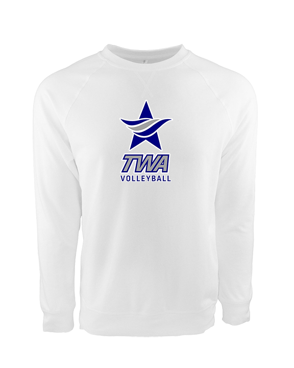 Texas Wind Athletics Volleyball Logo 02 - Crewneck Sweatshirt