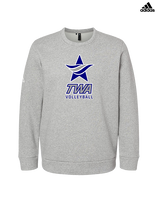 Texas Wind Athletics Volleyball Logo 02 - Mens Adidas Crewneck