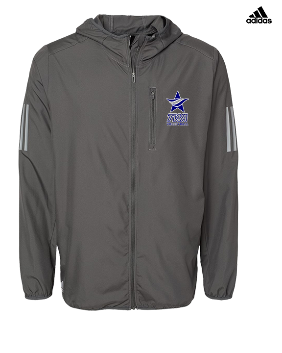 Texas Wind Athletics Volleyball Logo 02 - Mens Adidas Full Zip Jacket