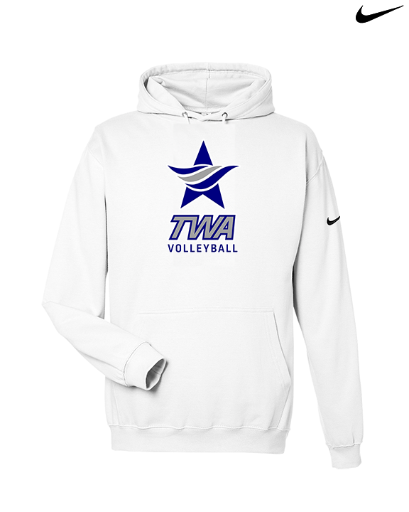 Texas Wind Athletics Volleyball Logo 02 - Nike Club Fleece Hoodie