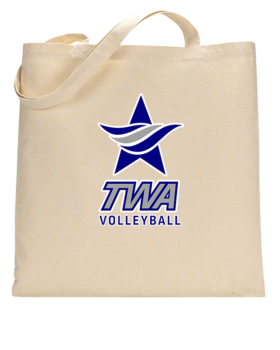 Texas Wind Athletics Volleyball Logo 02 - Tote