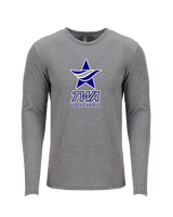 Texas Wind Athletics Volleyball Logo 02 - Tri-Blend Long Sleeve
