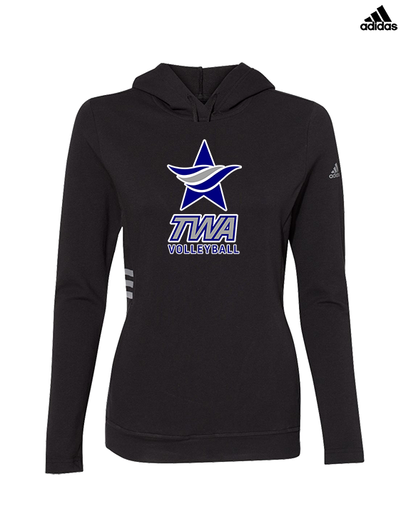 Texas Wind Athletics Volleyball Logo 02 - Womens Adidas Hoodie