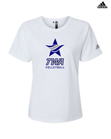 Texas Wind Athletics Volleyball Logo 02 - Womens Adidas Performance Shirt