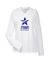 Texas Wind Athletics Volleyball Logo 02 - Womens Performance Longsleeve