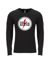 The Dance Scene Circle - Tri Blend Long Sleeve