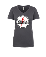 The Dance Scene Circle - Womens V-Neck