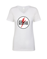 The Dance Scene Circle - Womens V-Neck