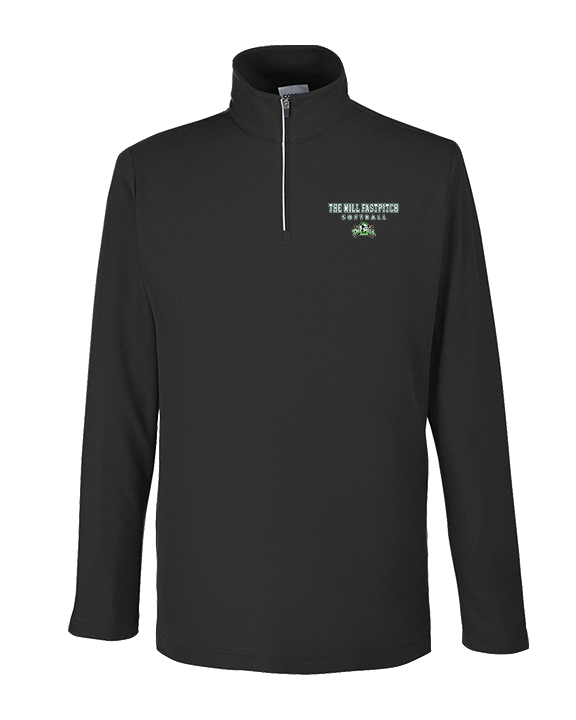 The Mill Fastpitch Softball Block - Mens Quarter Zip