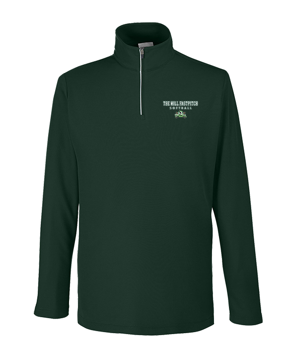 The Mill Fastpitch Softball Block - Mens Quarter Zip