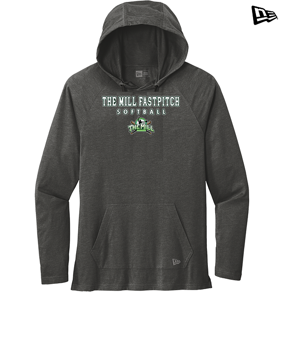 The Mill Fastpitch Softball Block - New Era Tri-Blend Hoodie