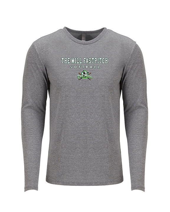 The Mill Fastpitch Softball Block - Tri-Blend Long Sleeve