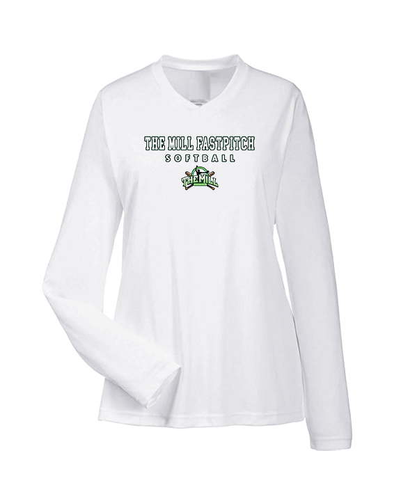 The Mill Fastpitch Softball Block - Womens Performance Longsleeve