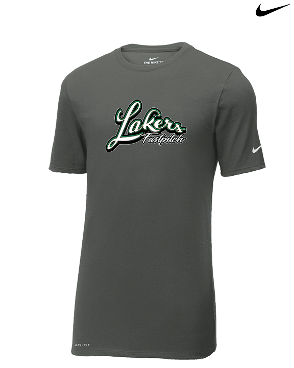 The Mill Fastpitch Softball Lakers - Mens Nike Cotton Poly Tee