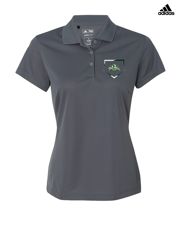 The Mill Fastpitch Softball Plate - Adidas Womens Polo