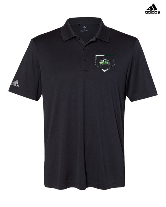 The Mill Fastpitch Softball Plate - Mens Adidas Polo