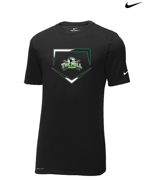 The Mill Fastpitch Softball Plate - Mens Nike Cotton Poly Tee