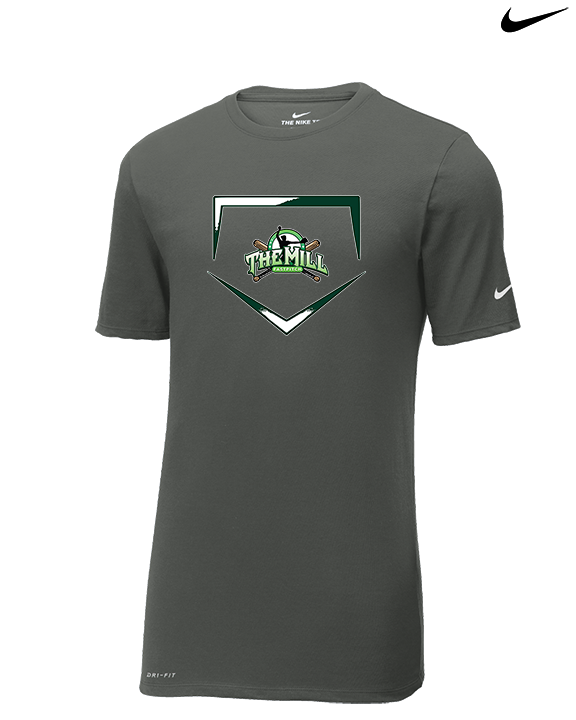 The Mill Fastpitch Softball Plate - Mens Nike Cotton Poly Tee