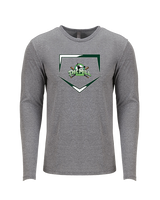 The Mill Fastpitch Softball Plate - Tri-Blend Long Sleeve