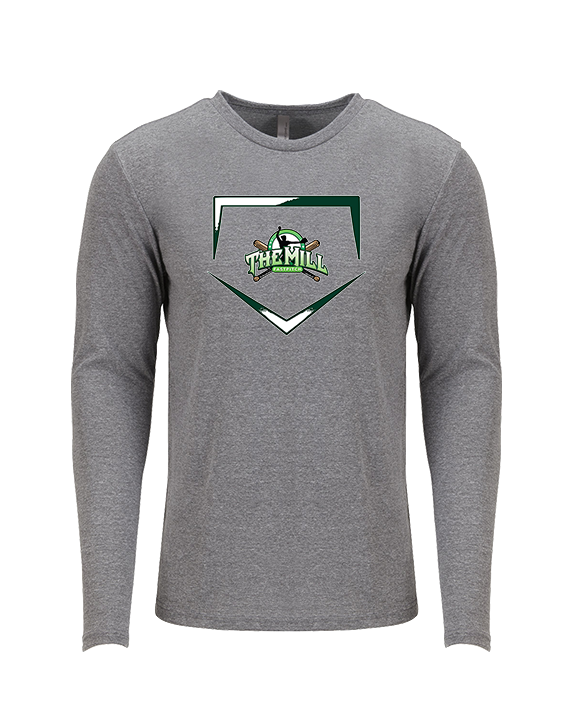 The Mill Fastpitch Softball Plate - Tri-Blend Long Sleeve