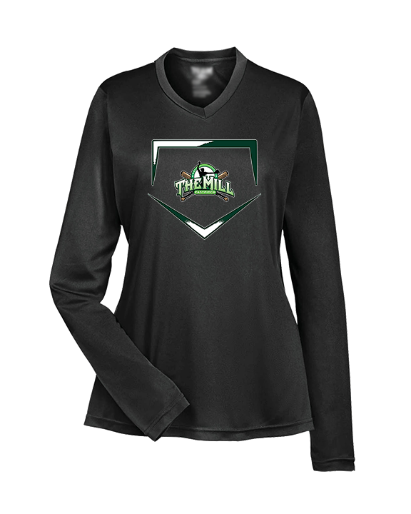 The Mill Fastpitch Softball Plate - Womens Performance Longsleeve