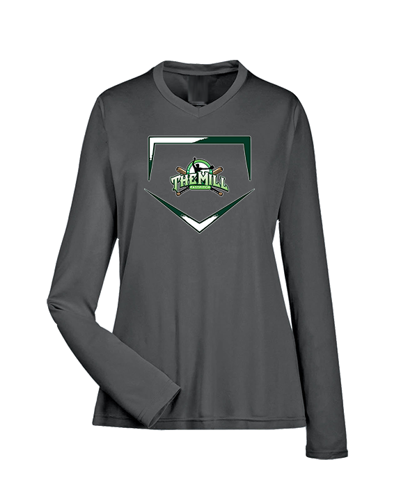 The Mill Fastpitch Softball Plate - Womens Performance Longsleeve