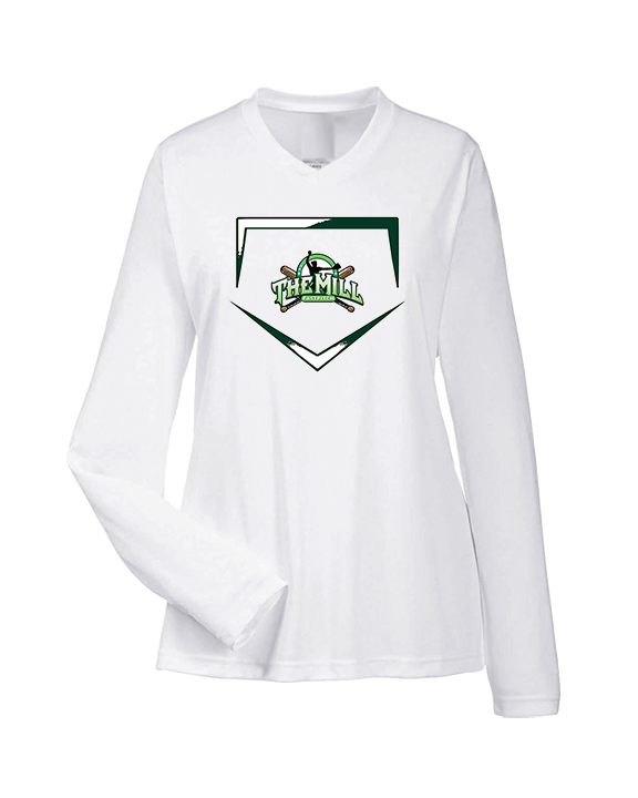 The Mill Fastpitch Softball Plate - Womens Performance Longsleeve