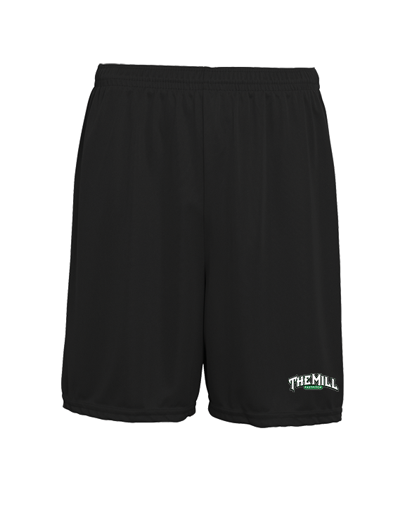 The Mill Fastpitch Softball Wordmark - Mens 7inch Training Shorts