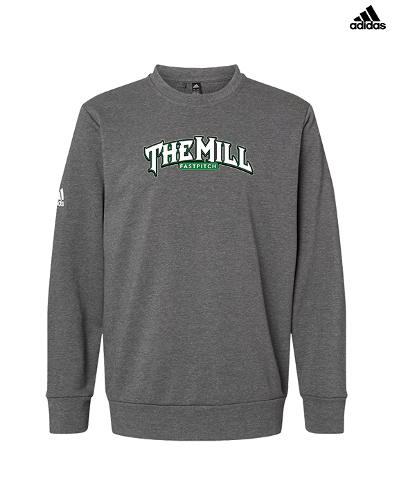 The Mill Fastpitch Softball Wordmark - Mens Adidas Crewneck