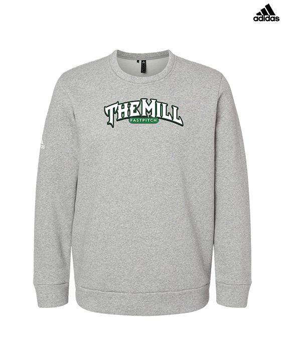 The Mill Fastpitch Softball Wordmark - Mens Adidas Crewneck