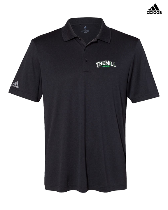 The Mill Fastpitch Softball Wordmark - Mens Adidas Polo