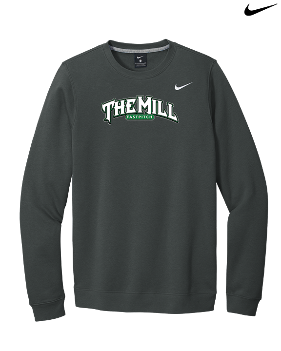 The Mill Fastpitch Softball Wordmark - Mens Nike Crewneck
