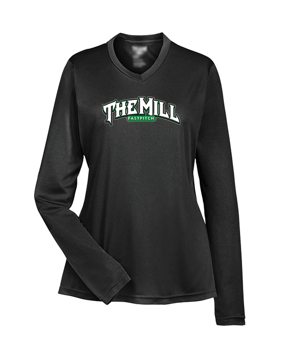 The Mill Fastpitch Softball Wordmark - Womens Performance Longsleeve