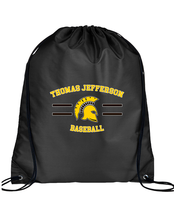 Thomas Jefferson HS Baseball Curve 1 - Drawstring Bag