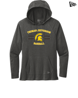 Thomas Jefferson HS Baseball Curve 1 - New Era Tri-Blend Hoodie
