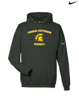 Thomas Jefferson HS Baseball Curve 1 - Nike Club Fleece Hoodie