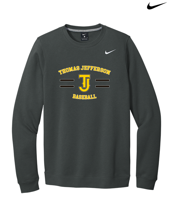 Thomas Jefferson HS Baseball Curve 2 - Mens Nike Crewneck