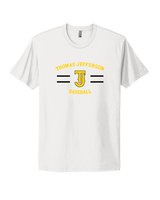 Thomas Jefferson HS Baseball Curve 2 - Mens Select Cotton T-Shirt